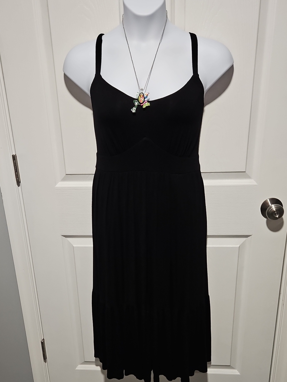 torrid Black Spaghetti-Strap Midi Dress